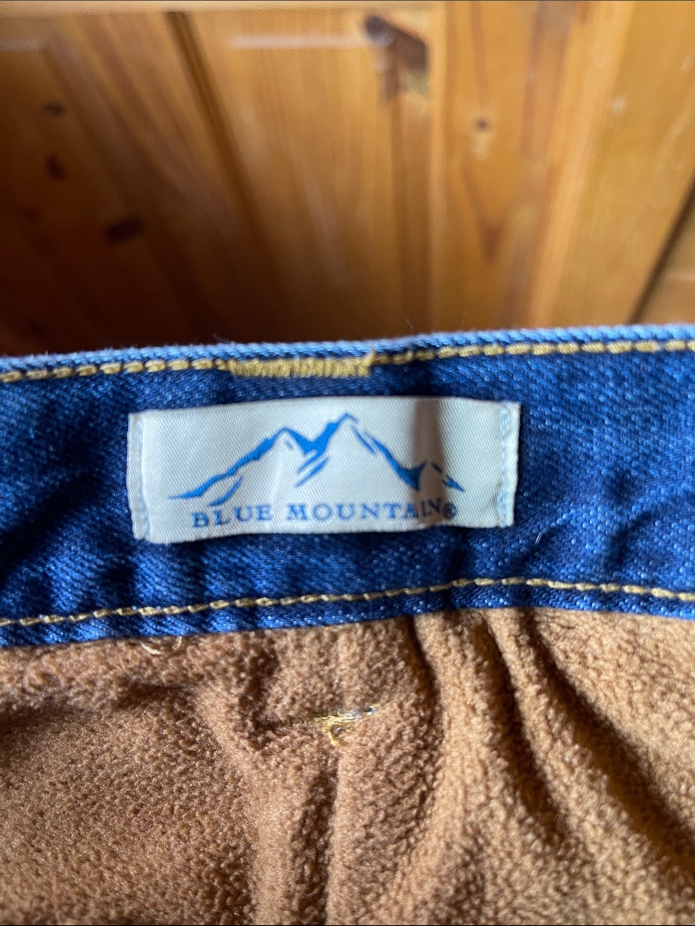 Straight-Leg Men's Denim Jeans in Blue - Picture 3 of 4
